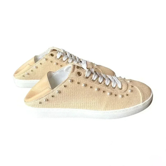 Stuart Weitzman Pearlstud Convertible Sneaker Size EU 38.5 US 8.5 - Picture 2 of 10